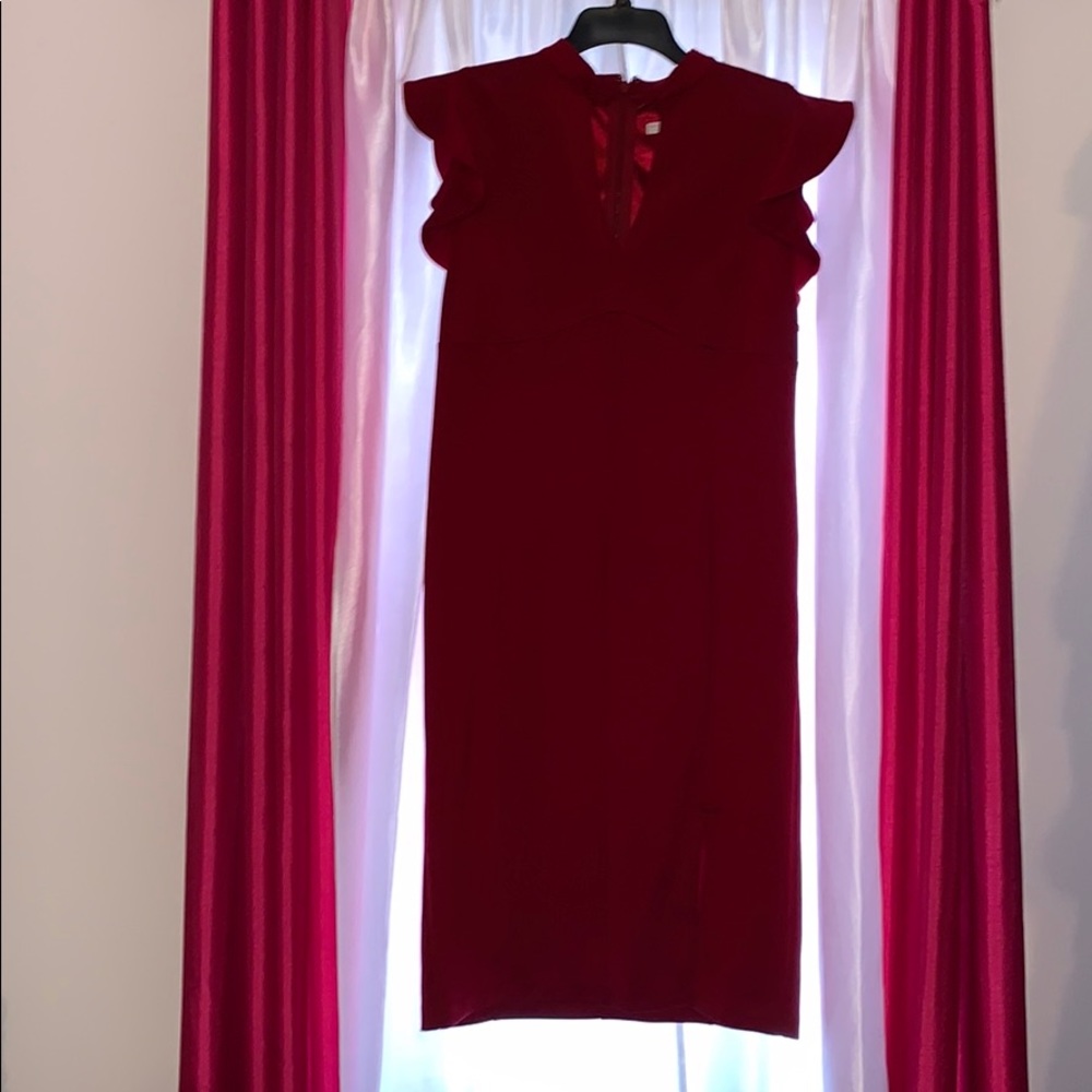New York & Company Red Wine Dress